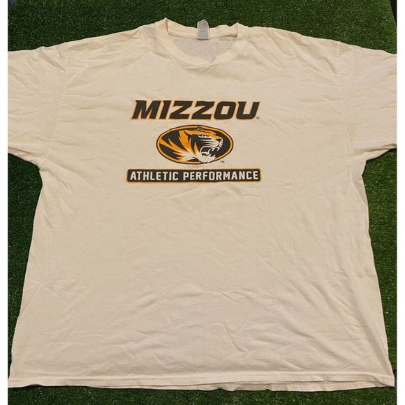 Missouri Tigers shirt extra large white sport performance adult football mizzou - Picture 1 of 9